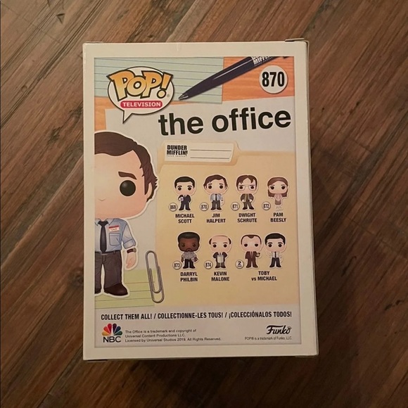 Funko Pop The Office OG Jim Halpert NIB & MINTY! Michael Scott - Picture 4 of 6